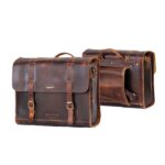 Σετ Πλαϊνές Δερμάτινες Βαλίτσες Legacy Cognac - TRIP MACHINE