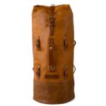Δερμάτινος Σάκος Ρολό Military Duffel Tan - TRIP MACHINE