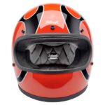 Κράνος Full Face Gringo Comp Orange Flames ECE 22.06 - BILTWELL - Image 2