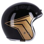 Κράνος Jet Skull Bucket Black Amber ECE 22.06 - 13 AND A HALF