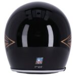 Κράνος Jet Skull Bucket Black Amber ECE 22.06 - 13 AND A HALF - Image 3