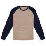 Πουλόβερ Waffle Navy & Sand - 13 AND A HALF