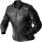 Δερμάτινο Μπουφάν Hillberry D3O Black - RST
