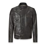 Δερμάτινο Μπουφάν Χειμερινό Brooklands Antique Black - BELSTAFF
