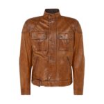 Δερμάτινο Μπουφάν Χειμερινό Brooklands Burnt Cuero - BELSTAFF