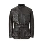 Δερμάτινο Μπουφάν Χειμερινό Trialmaster Antique Black - BELSTAFF