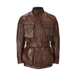 Δερμάτινο Μπουφάν Χειμερινό Trialmaster Burnt Cuero - BELSTAFF