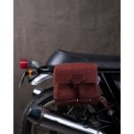 Δερμάτινη Πλαϊνή Τσάντα Μηχανής Messenger Bag Cherry - TRIP MACHINE - Image 4