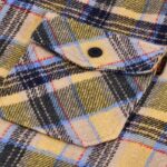 Flannel Πουκάμισο Καρό 13 1/2 Steel Yellow - 13 AND A HALF - Image 4