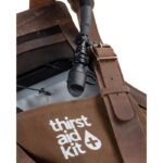 Δερμάτινο Υδροδοχείο Πλάτης Thirst Aid Kit Mocha - TRIP MACHINE - Image 2