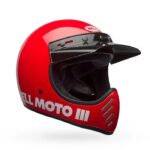 Κράνος Off Road Moto-3 Gloss Red ECE 22.06 - BELL - Image 2