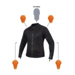 Μπουφάν Καλοκαιρινό Stealth Black - PANDO MOTO - Image 4