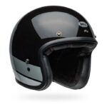 Κράνος Jet Custom 500 Gloss Black Flake ECE 22.06 - BELL - Image 2