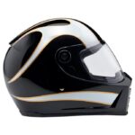 Κράνος Full Face Lane Splitter White Flames ECE 22.06 - BILTWELL