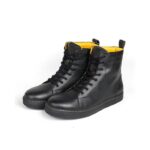 Sneakers Μηχανής Δερμάτινα ESC Black - TRIP MACHINE